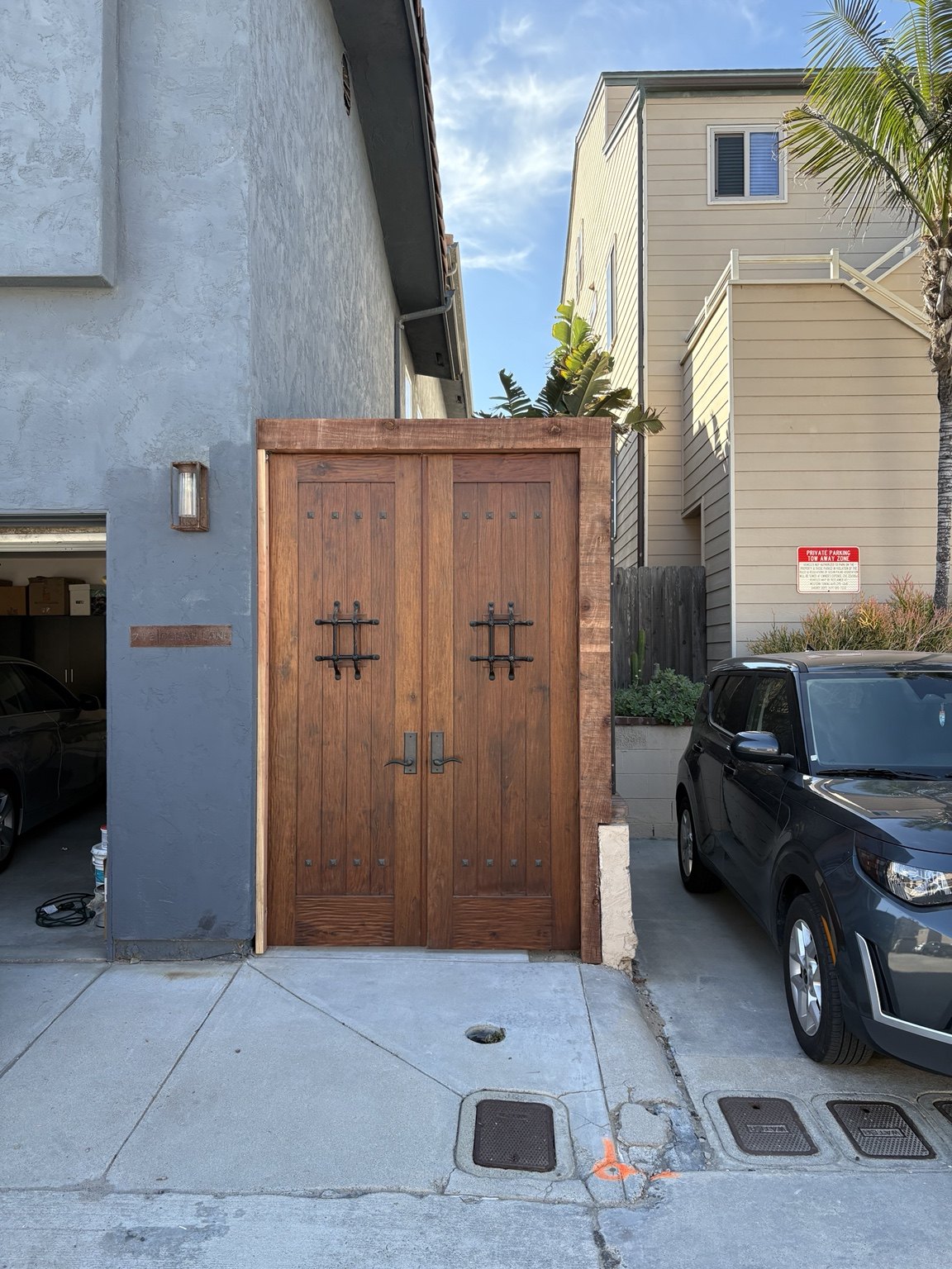 Custom Mahogany Entry Gate